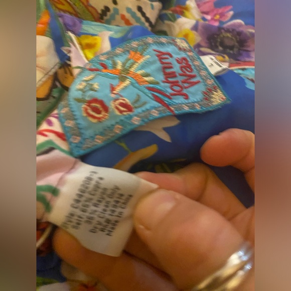 Johnny Was Mizumi Reversible Bomber Jacket Balloon Sleeves large - Picture 5 of 6